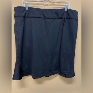 Coral Bay Golf Tennis Pickle Ball Black Skort Size XL